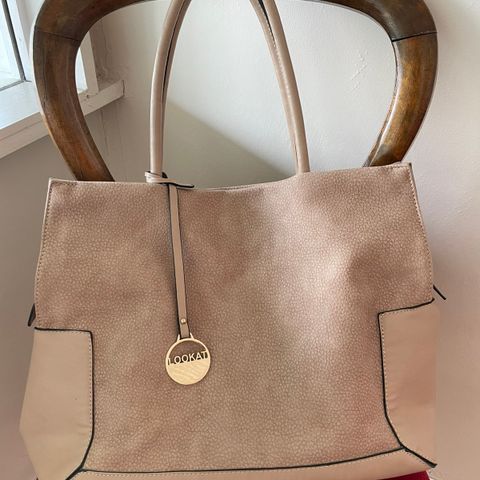 Lys beige veske/tote bag