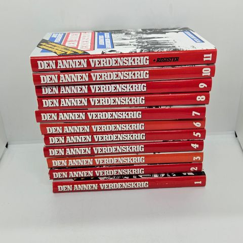 Den annen verdenskrig serien bok 1 - 11. Janusz Piekalkiewicz