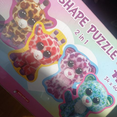 Helt ny Ty skape puzzle 2in1