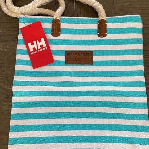 Helly Hansen strandbag Sportswear Tote (hvit/blå) *NY/UBRUKT*