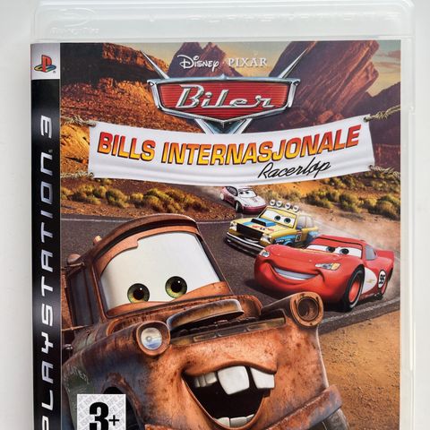 ps3 spill BILER BILLS INTERNASJONALE RACELØP barn Pixar
