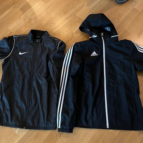 Selger to jakker i str S- Adidas og Nike