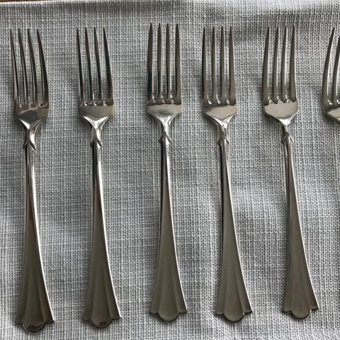 Lilje sølv gafler 830s