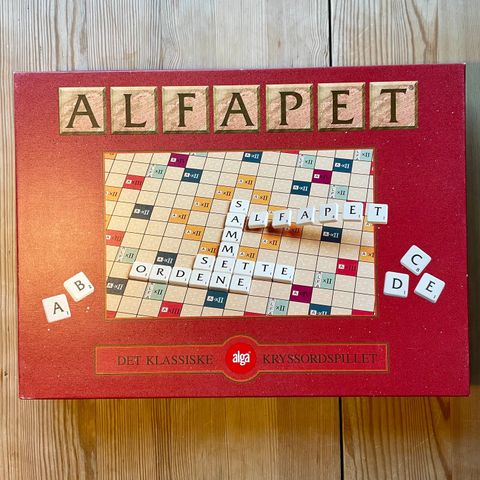 «Alfapet» Klassisk kryssordspill