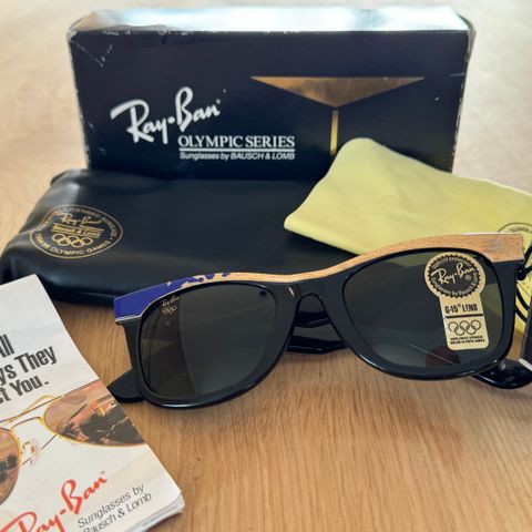 Ray Ban Lillehammer OL 1994 solbriller - ubrukt i original eske