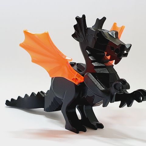 LEGO Drage / Dragon, Classic - Svart (6129c02)