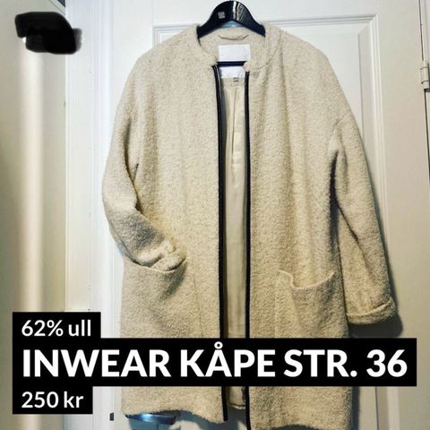 Inwear ullkåpe