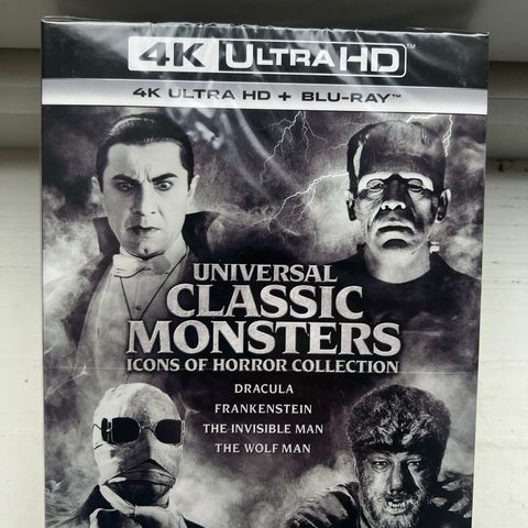 Universal Classic Monsters Icons of Horror Collection Vol 1 (4K Ultra HD)NY !