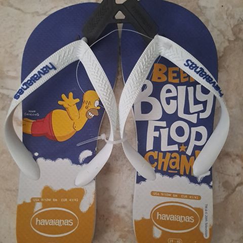 Havaianas Simpsons - beer belly flop champ. Flip flop fra Brasil 39/40 sandaler