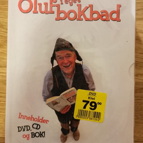 Oluf i eget bokbad (uåpnet i plast)