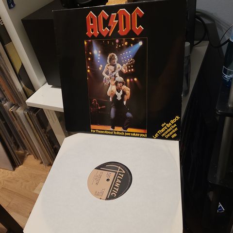 AC/DC for those about to rock (we salute you) /let there be rock 12", 45rpm