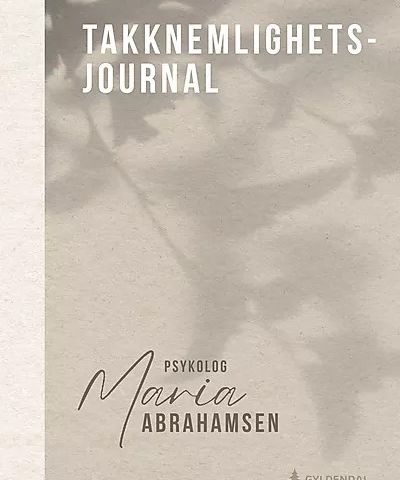 Takknemlighetsjournal fra Maria Abrahamsen. Helt ny