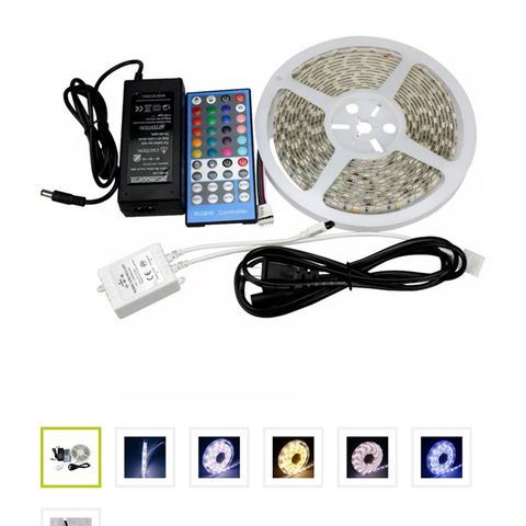 Fargeskiftende Led strip digital 5 M