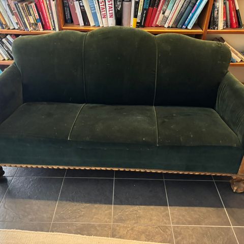 Flott, gammel sofa - biedenmaierstil