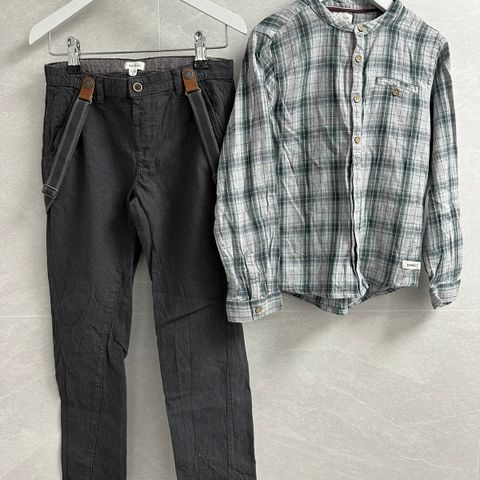 Str 128 - Newbie skjorte og bukse