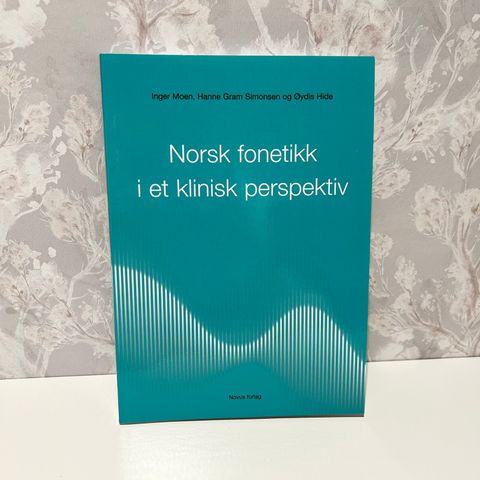 FAGBOK: «Norsk fonetikk i et klinisk perspektiv»
