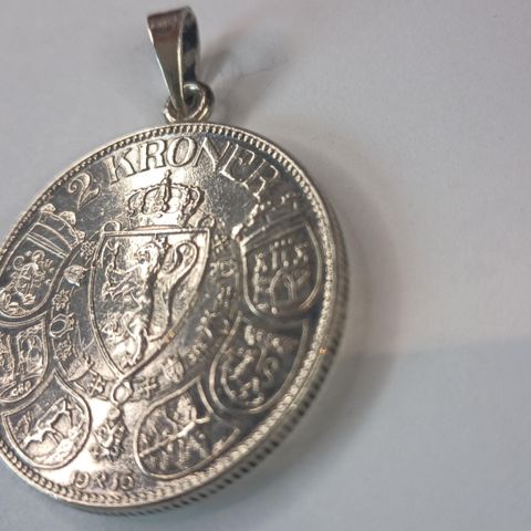 2 kroner 1915 ....SØLV mynt