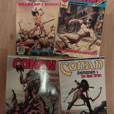 164 Conan tegneserieblader og album selges billig