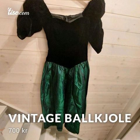Vintage ballkjole