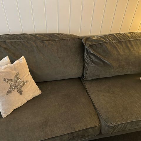 Sofa + tilhørende lenestol
