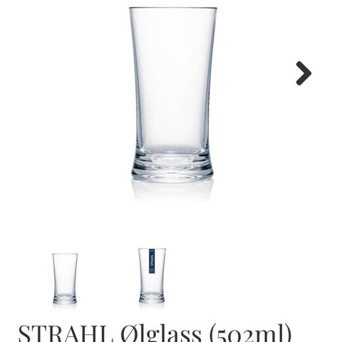 Strahl glass , uåpna esker med 4 glass perfekte til ute og båtsesong feks.