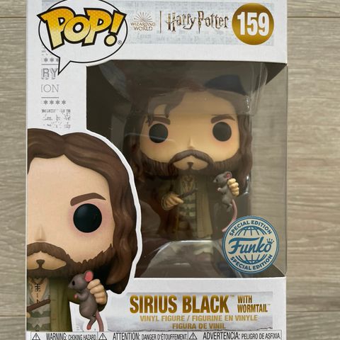 Sirius Black with Wormtail Funko Pop #159 (Harry Potter)