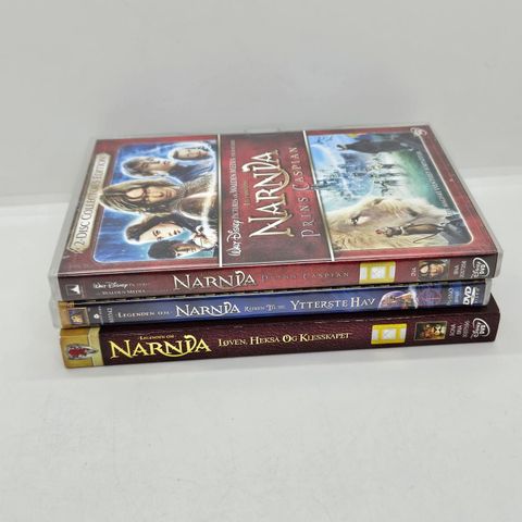 3 stk Narnia dvd