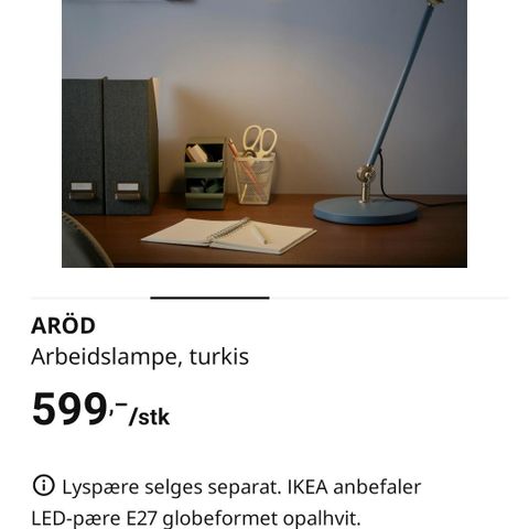 Ikea Aröd grå