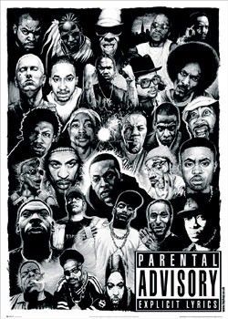 Plakat Rap Gods innrammet