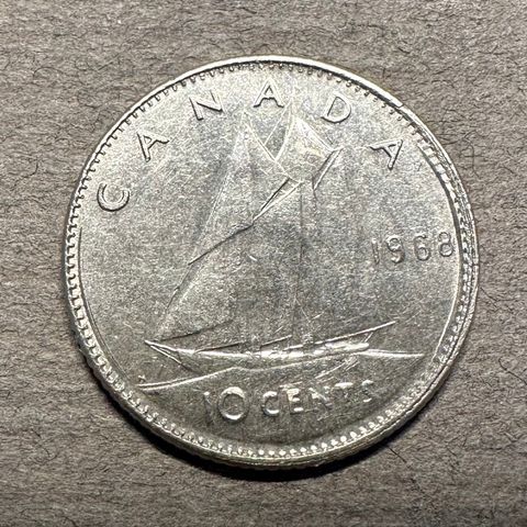 Canada, 10 cent 1968 (3074 AN)