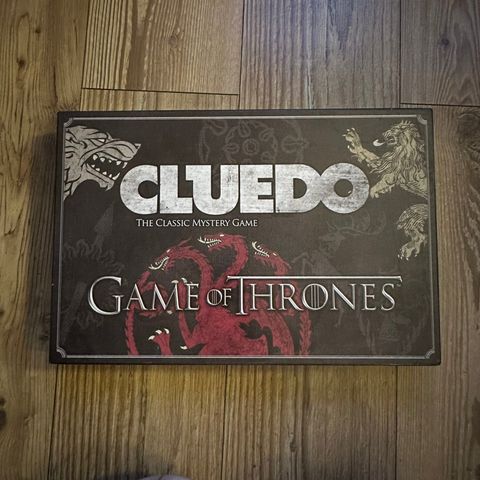 CLUEDO - GAME OF THRONES (2016) - Komplett og i utmerket stand !