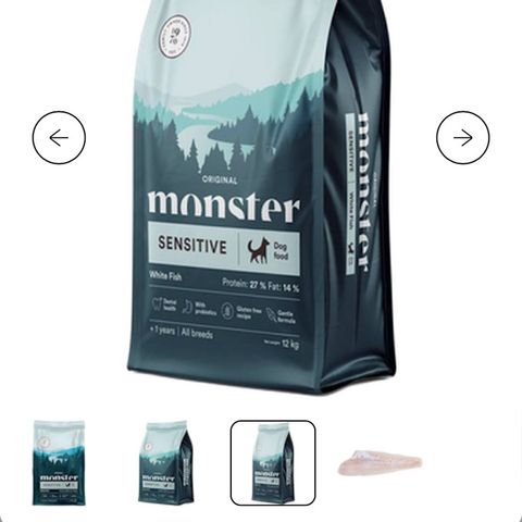 monster sensetive 17kg