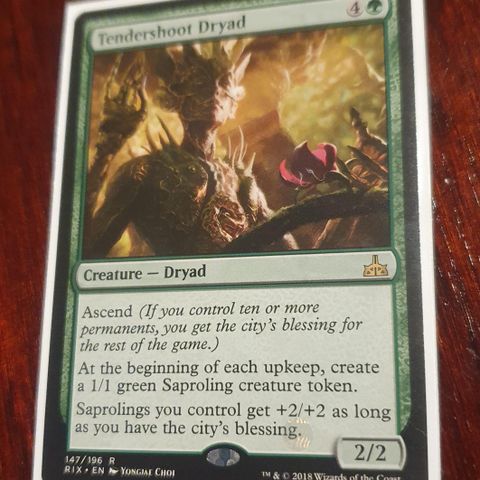 Magic the gathering kort. Tendershoot Dryad