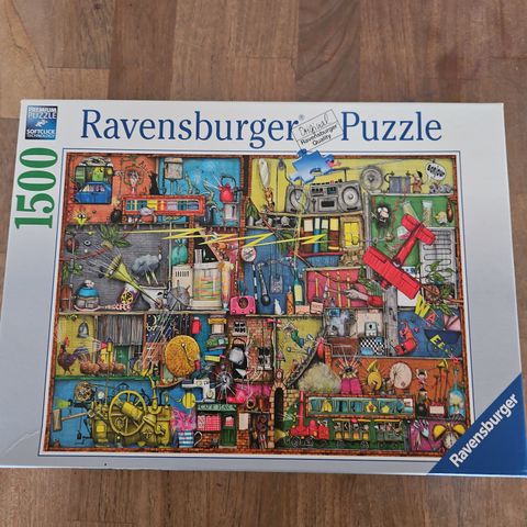 Ravensburger puslespill 1500 brikker.