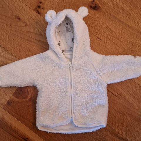 Teddyjakke baby str 62 Lindex