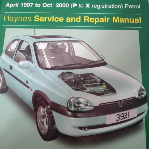 Repbok Vauxhall/ Opel Corsa