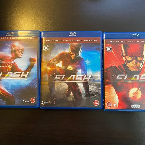 The Flash blu-ray sesong 1-3 selges