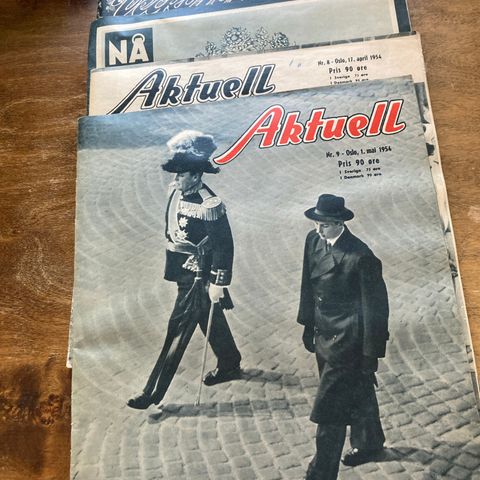 Aktuell, NÅ og VeckoJournalen 1954