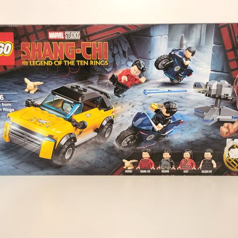 100% Ny uåpnet Lego Super Heroes 76176 Shang-Chi Flukten fra de ti ringene