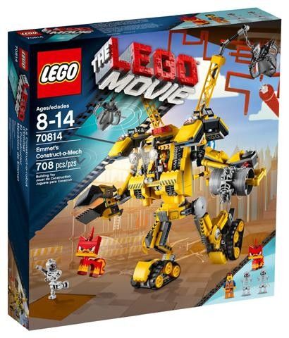 Lego Movie, 70814 Emmet's Construct-o-mech, uåpnet