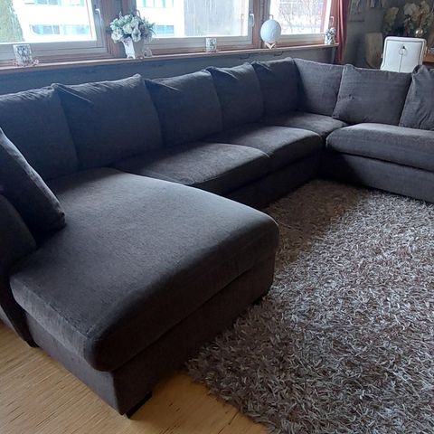 Stor hjørnersofa selges