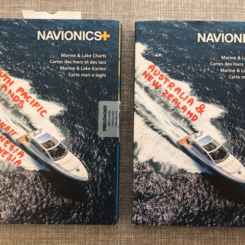 Navionics kartbrikker - Sørlige Stillehav, Australia og New Zealand