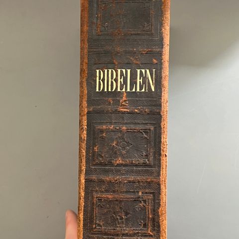 Bibel fra det norske bibelselskap, produsert i 1885