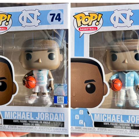 Funko Pop! Michael Jordan University of North Carolina (White & Warm-ups)