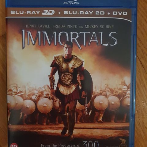 IMMORTALS 3D OG DVD