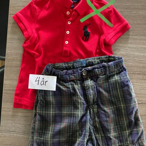 Piquetgenser og shorts «Polo Ralph Lauren», str. 4 år