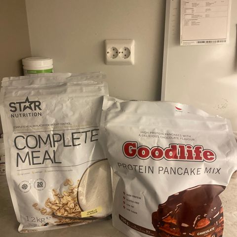 Star nutrition complete meal og protein pancakes Goodlife selges