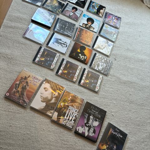 Diverse cd / dvd Prince! Lite spilt eller ubrukt!