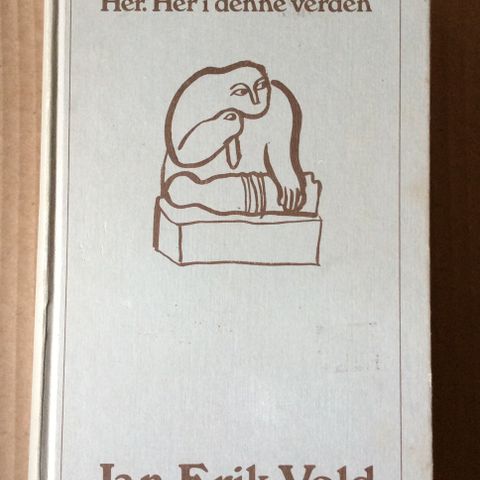 Her i denne verden - Jan Erik Vold. Innbundet. kr. 100, -.