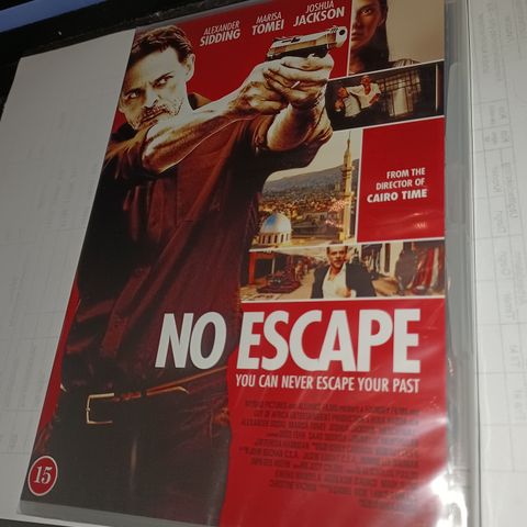 No escape, på dvd ny I plast.